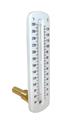 Angled Brass Thermometer,  IMP