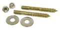 Brass Plated Closet Screw Combinations (Twin Packed)