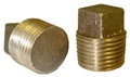 1/2" Brass Plug, Solid, LF
