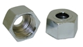 1/2 x 3/8 CP Slip Joint Nuts - 12 Pack