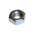 1/4" Plated Steel Hex Nut     