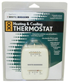 Ht/Cl Thermostat,White, Bbl Pk