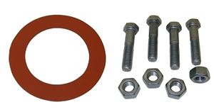 3&quot; Flange Gasket Kit, Ring, Red Rubber