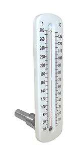 Angled Steel Thermometer,  IMP