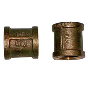 3/4&quot; Brass Coupling, Lead Free