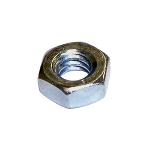 1/4&quot; Plated Steel Hex Nut     