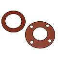 Flange Gaskets - Red Rubber