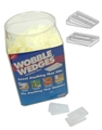 Hard Clear Wobble Wedges, 300 pk