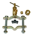 Brass Saddle Clamp w/ Valve   