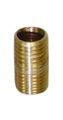 1/2"  x Close Red Brass Nipple LF