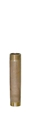 1/2"  x 2-1/2 Red Brass Nipple LF