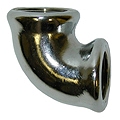 3/4" CP Brass 90 deg Elbow LF