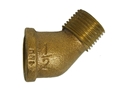 1/2" Brass 45 deg Street Elbow LF