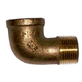 3/4" Brass 90 deg Street Elbow LF