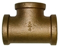 3/4" Brass Tee LF