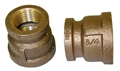 3/4x1/2 Brass Reducer Coupling LF