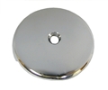 CP DC Zinc 1-Hole Round Overflow Plate