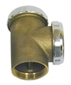 1-1/2" Brass Waste Tee        