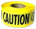 CAUTION Tape, 3"x300', 3mil   