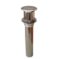 CP BR Lavatory Grid Drain, less Overflow, w/17 ga. Tailpiece