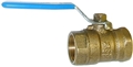 1-1/2 IPS BR Ball Valve, Lead Free