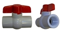 1" PVC Ball Valve, threaded   