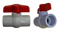 1/2" PVC Ball Valve, C x C    