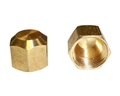 3/8" od Brass Flare Cap