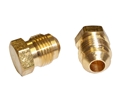 3/8" od Brass Flare Plug