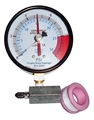 Certified 0-15#, 4" Diaphragm Pressure Gauge + Body