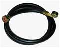 Washing Machine Hose - Rubber - w / Elbow Ftg