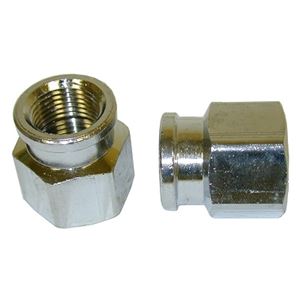 1/2 x 3/8 CP BR Reducer Coupling LF