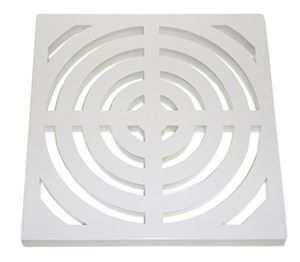 Full Top Grate, PVC, 3/4&quot;Thick