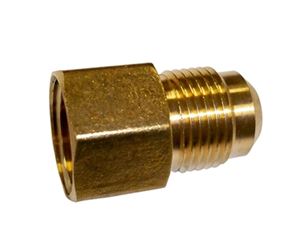 3/8&quot; od x 3/8&quot; FIP Brass Flare Adapter