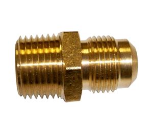 5/8&quot; od x 1/2&quot; MIP Brass Flare Adapter