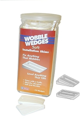 Soft White Wobble Wedges, 75 pk