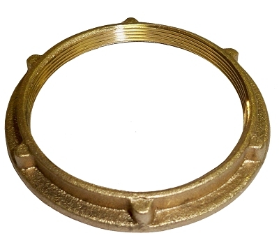 Brass 3-3/8" Basket Strainer Locknut
