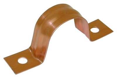 1/2" CWT Cop Pltd Pipe Strap  