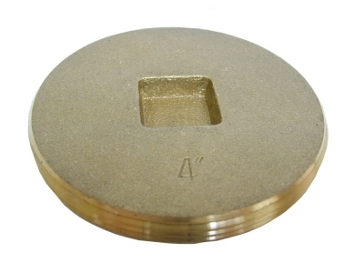 5" Brass Countersunk Plug     
