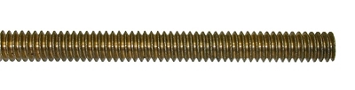 1/4-20T x 36" All Threaded Brass Hanger Rod
