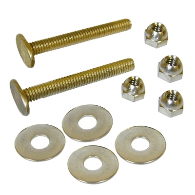 1/4x2-1/4 BR Bolt, 4 Nut,4Wshr