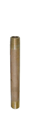 3/8"  x 4"    Red Brass Nipple