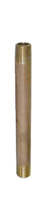 1/4"  x 5"    Red Brass Nipple