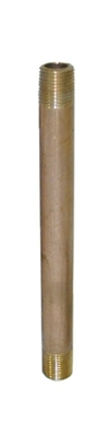 1/4"  x 6"    Red Brass Nipple LF
