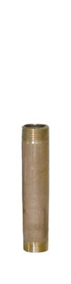 1/2"  x 2-1/2 Red Brass Nipple LF