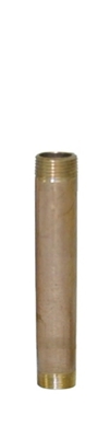 1/2"  x 3-1/2 Red Brass Nipple LF