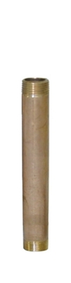 1/2"  x 4"    Red Brass Nipple LF