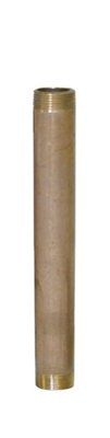 1/2"  x 5-1/2 Red Brass Nipple LF