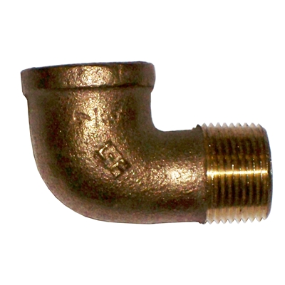 3/4" Brass 90 deg Street Elbow LF