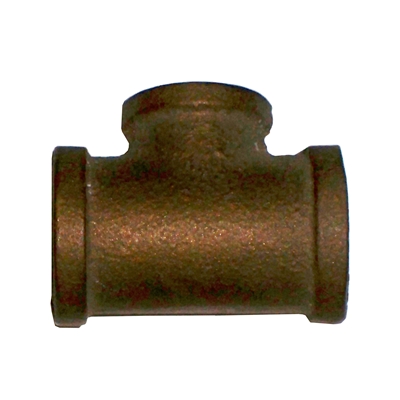 1/2 x 1/2 x 3/8 BR Reducng Tee LF